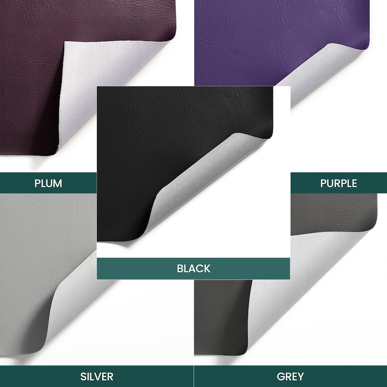 Tela vinílica marina Ottertex con reverso de poliéster, impermeable, resistente a la abrasión y a los rayos UV, de alta resistencia para tapicería exterior, PVC para costura y tapicería. imagen 8