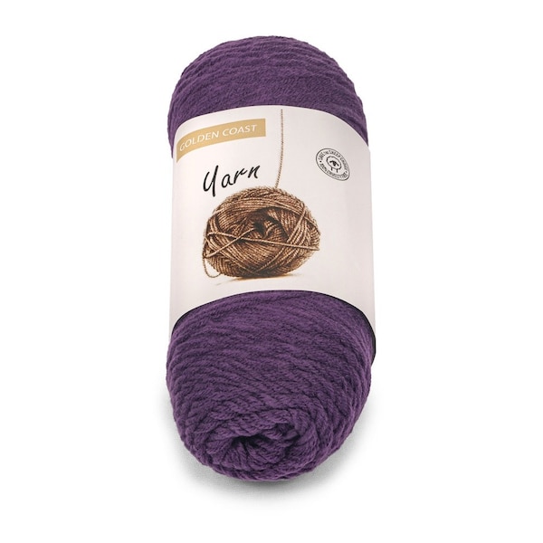 7 oz Medium Acrylic Worsted Medium Weight 12 WPI Yarn 398 Yards - Ultra Violet