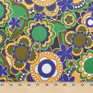 Ottertex™ Printed Canvas Fabric Waterproof Outdoor 60&quot; Wide 600 Denier By The Yard - Paradise Green