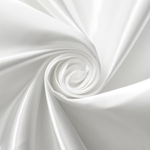 Weiß Braut Satin Stoff Silky Poly 60 "Breit schwere Hochzeitskleid Drapierung Bulk-Lager