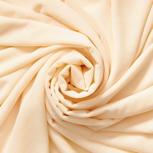 Solid Power Mesh Fabric Nylon Spandex 60&quot; wide Stretch Sold BTY Beige
