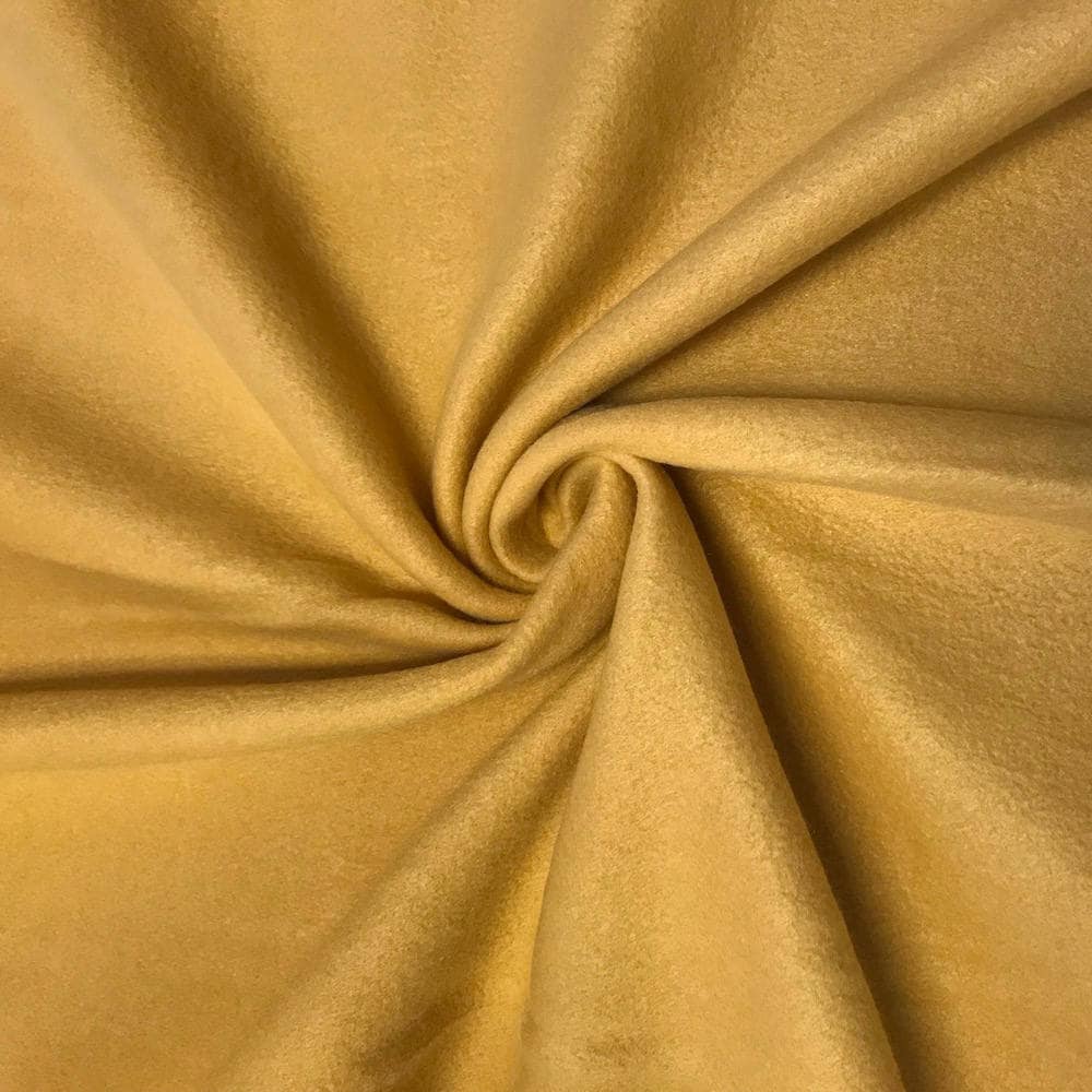 Gold Solid Polar Fleece Fabric AntiPill 60 Wide By the Etsy