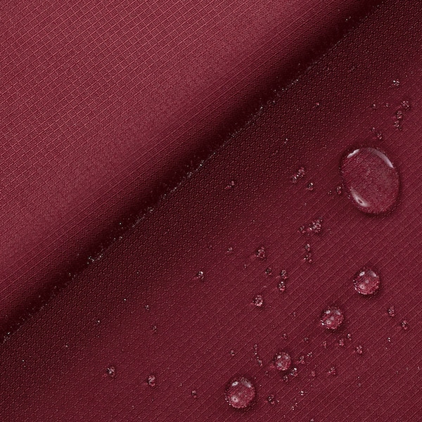 Ottertex® Polyester Ripstop (enduit PU) 8,7 oz 100 % polyester 58/60" de large tissu imperméable BTY bordeaux