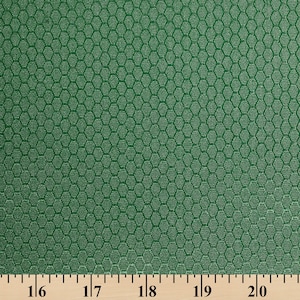 Ottertex 300D Solution Dyed PU Waterproof Hexagon Grid Ripstop Fabric - Hunter Green 60/61" By The Yard
