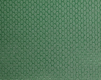 Ottertex 300D Solution Dyed PU Waterproof Hexagon Grid Ripstop Fabric - Hunter Green 60/61" By The Yard