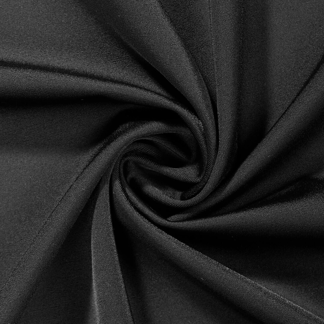Black Matte Milliskin Nylon Spandex Fabric 4 Way Stretch 58 Wide Sold