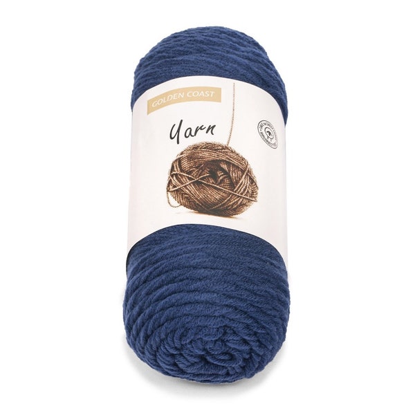 7 oz Medium Acrylic Worsted Medium Weight 12 WPI Yarn 398 Yards - Yale Blue