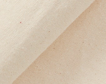 10 oz Natural Cotton Duck Canvas Fabric 60" Wide 100% Cotton
