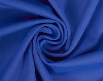 Royal Blue Matte Milliskin Nylon Spandex Fabric 4 Way Stretch 58" wide Sold By The Yard