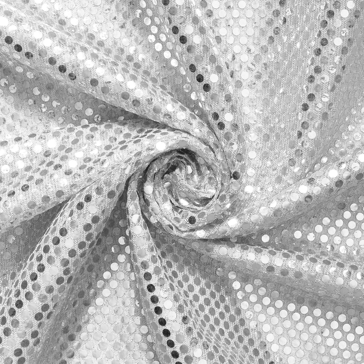 Armor Honeycomb Sequin - Silver/Black