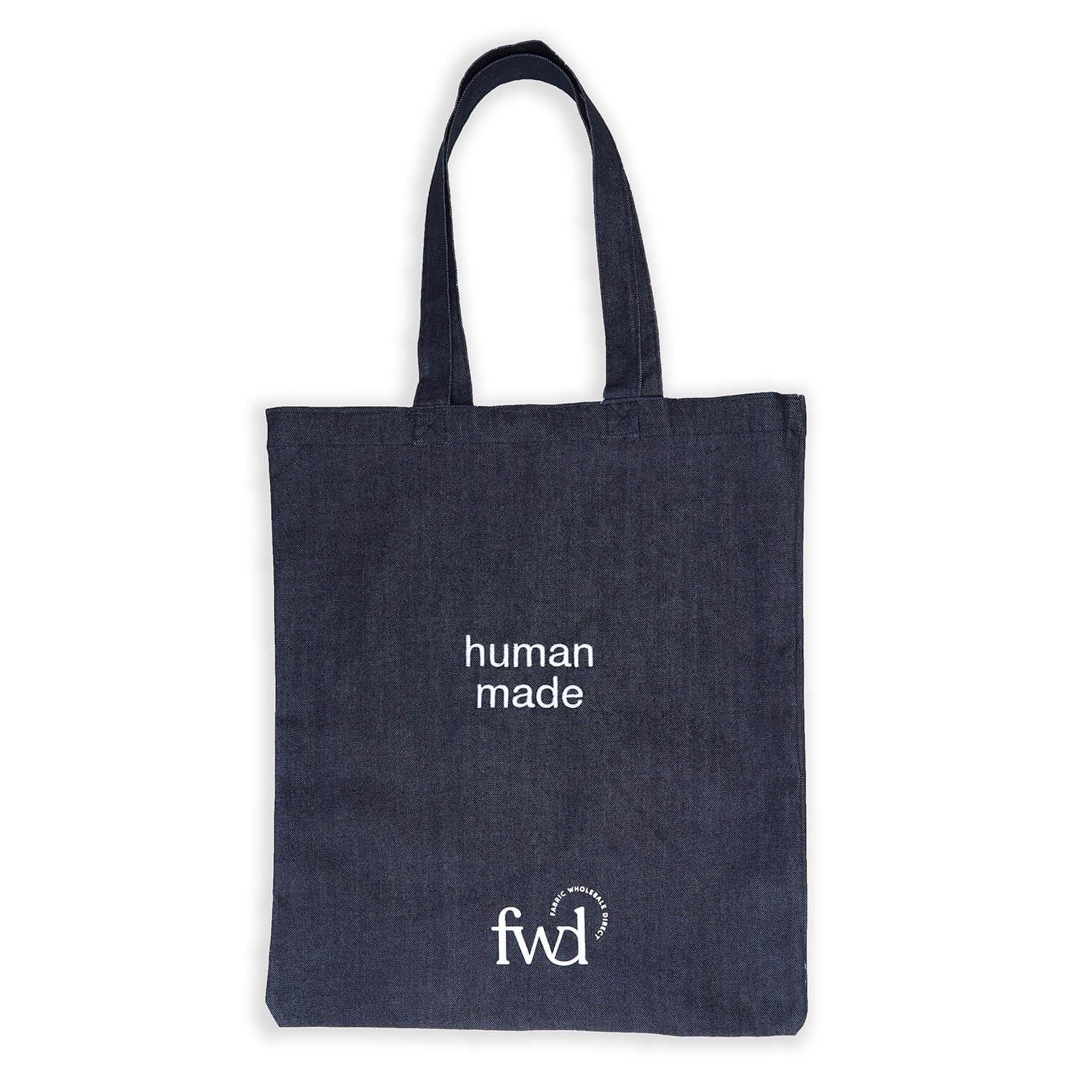HUMAN MADE デニムトートバッグ 新品 denim tote FWD 10 Oz Denim Tote Bag Human Made Medium Heavy Duty Reusable