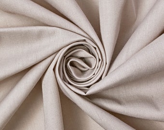 Silver Cotton Polyester Broadcloth Fabric Apparel 45" Inches Solid PolyCotton Per Yard