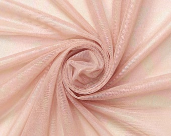 Tie Dye Power Mesh Fabric – Blush Sheer Stretch 58” By The Yard