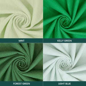 Cotton Flannel Fabric (5 oz) 100% Hypoallergenic 44/45 Inch Insulating By The Yard For Sewing Apparel, Accessories, & Décor image 5