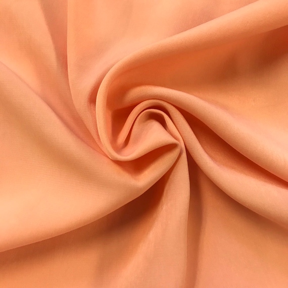 Peach Peachskin Fabric 100 Polyester 58