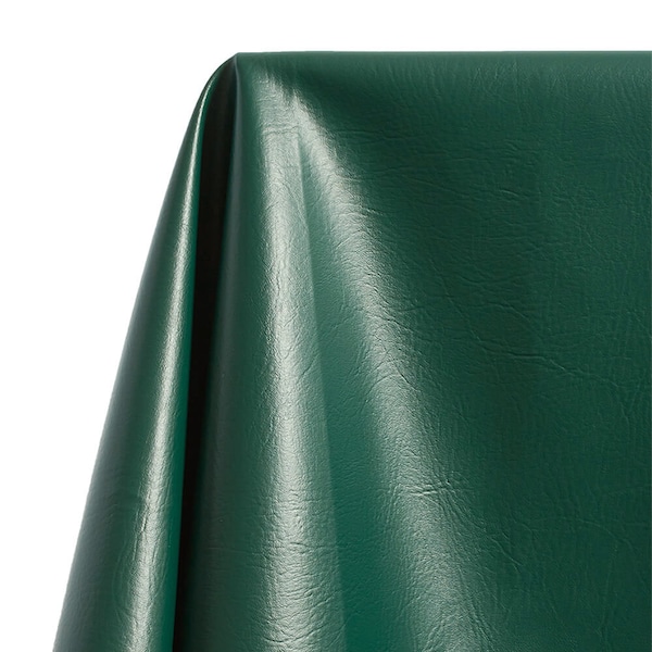 Ottertex™ Forest Green Vinyl Fabric Faux Leather Pleather Upholstery 54" Wide By the Yard