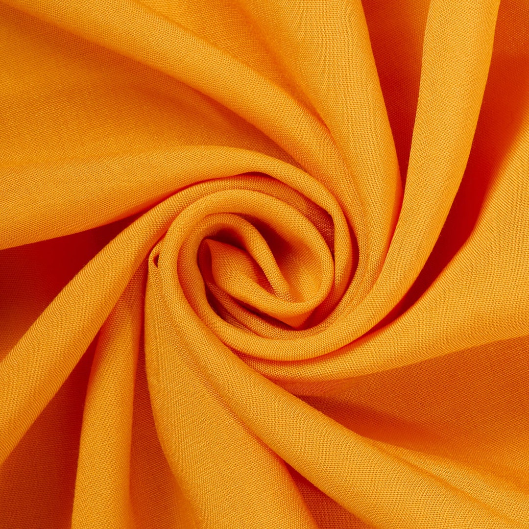 Mustard Rayon Challis Fabric 100% Rayon 53/54