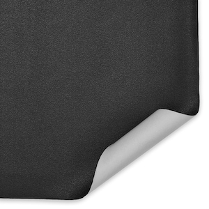 Ottertex® Indoor/Outdoor Stretch Vegan Leather Vinyl 55/56&quot; Fabric By The Yard - Black