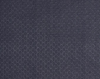 Ottertex 300D Lösungsgefärbtes PU Wasserdichtes Hexagon Grid Ripstop-Gewebe - Marineblau 60/61 ""große Lagerware."