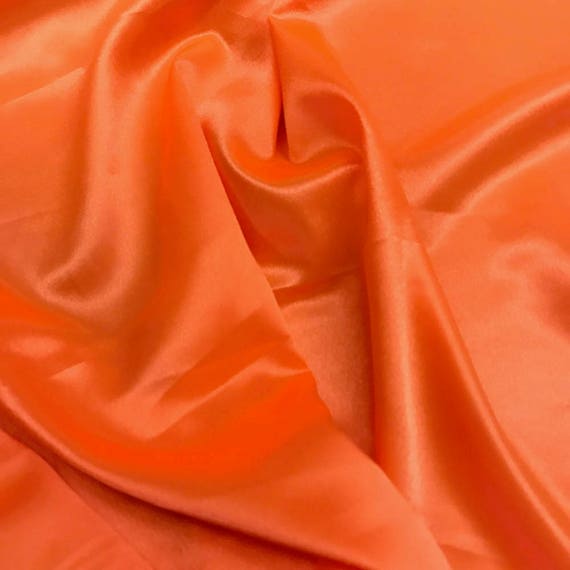 neon orange wedding dress