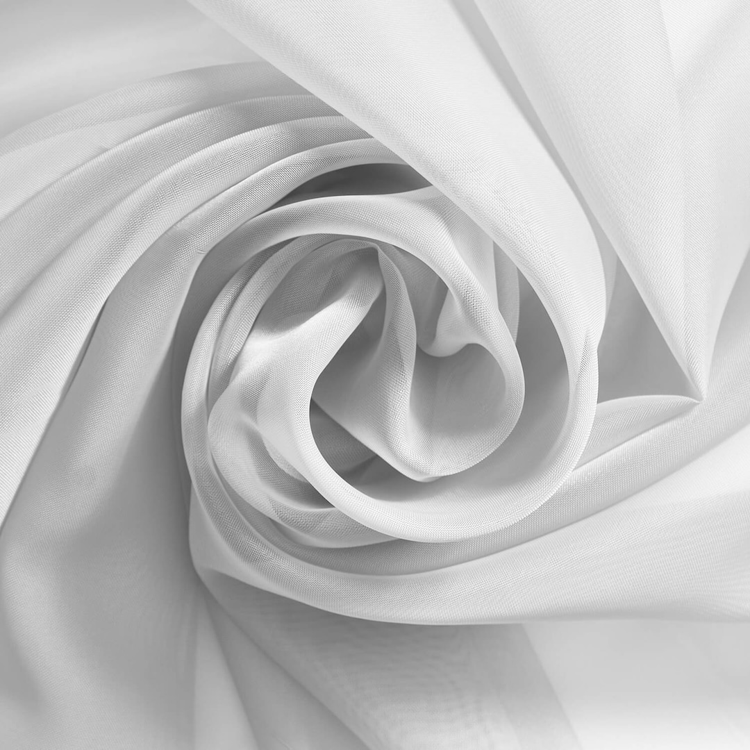 Silver Sheer Voile Fabric 118 Wide Curtain Drapery and Apparel per Yard