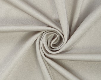 Silver Shiny Milliskin Nylon Spandex Fabric 4 Way Stretch 58" wide Sold By The Yard