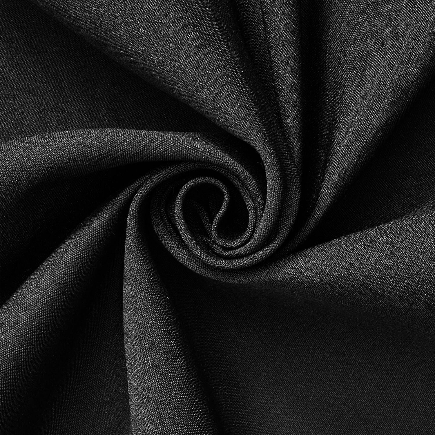  Polyester Twill Solid Black, Fabric by the Yard : Arts, Crafts  & Sewing