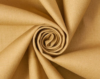 10 oz Sand Cotton Duck Canvas Fabric 58/60" Wide 100% Cotton
