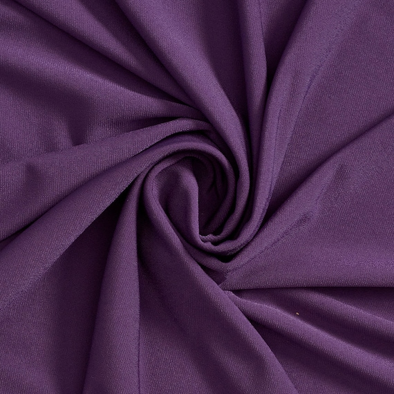 Plum ITY Polyester Spandex Knit Way Spandex - Etsy