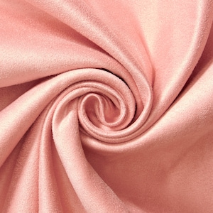 Microsuede Fabric - Pink Brushed Polyester Twill 60 &quot;&quot;Bunte Ware&quot;&quot;.&quot;