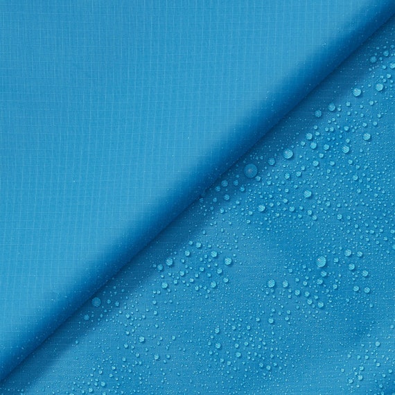 Ottertex® Nylon Ripstop (DWR Coated) 70 Denier 100% Nylon 58/60 Wide  Water-Resistant Fabric BTY Turquoise
