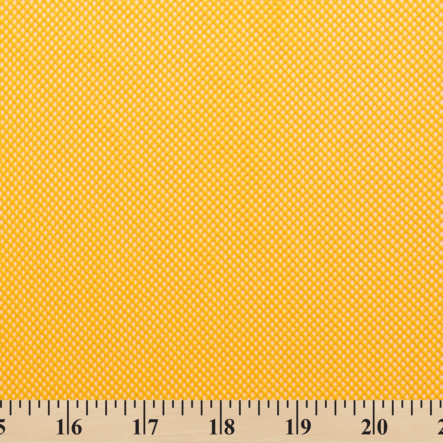 Polyester Knit Diamond Mesh Fabric - Sunflower Yellow Sheer Polyester 63" By The Yard
