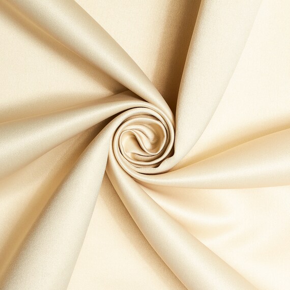 champagne fabric for dress Champagne Matte Satin (Peau de Soie) Duchess Fabric Bridesmaid Dress 60