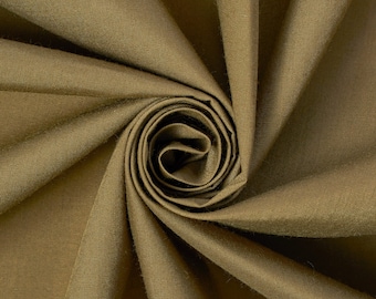 Olive Cotton Polyester Broadcloth Fabric Apparel 45" Inches Solid PolyCotton Per Yard