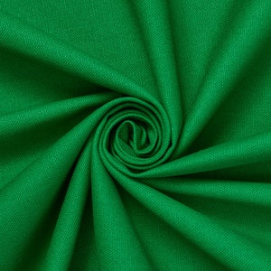 10 oz Kelly Green Cotton Duck Canvas Fabric 58/60&quot; Wide 100% Cotton