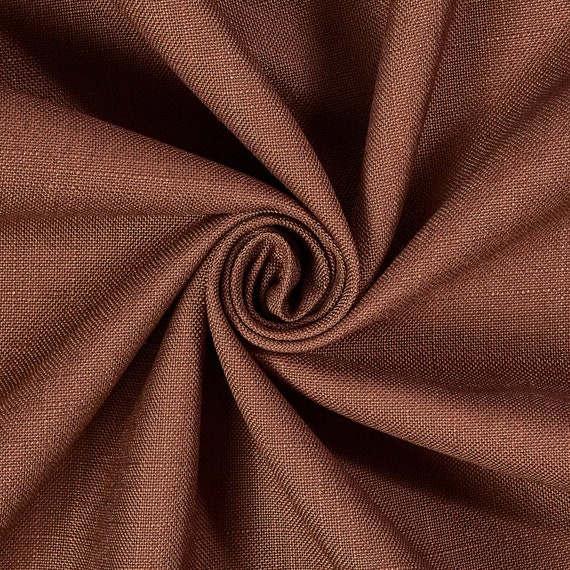 Lino Italiano 60 Fabric by the Yard Brown -  Canada