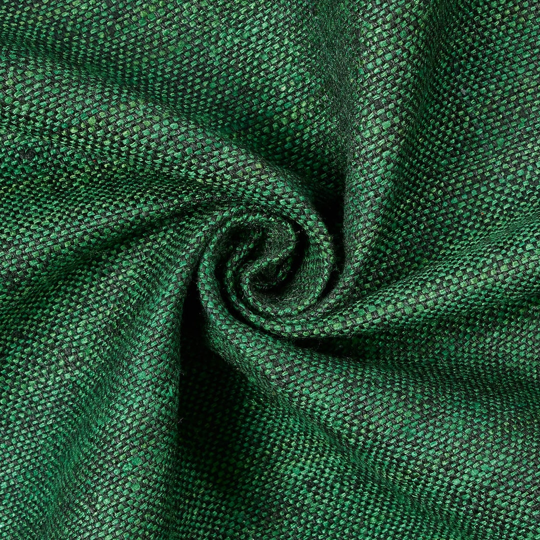 Matka Texture Emerald Silk Matka Fabric 100% Silk Solid 54