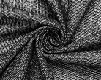 Heavyweight Weft Fusible Interfacing Oeko-Tex Standard 100 Viscose Polyester 61/62” Fabric - Black