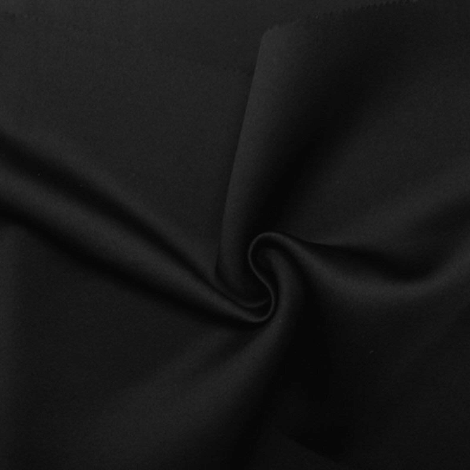 Black Scuba Knit Fabric 1.5 Mm Thick Neoprene Polyester Etsy