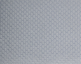 Ottertex 300D Solution Dyed PU Waterproof Hexagon Grid Ripstop Fabric - Charcoal 60/61" By The Yard