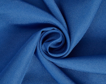 Royal Blue Poplin Fabric Polyester Solid 60'' by the Yard Table Covers Decoration Apparel