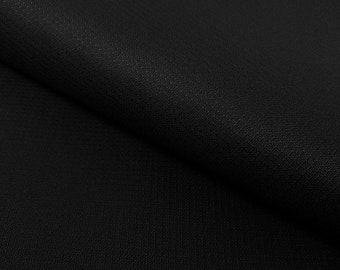 Ottertex®  Polyester Ripstop (PU Coated) 8.7oz 100% Polyester 58/60" Wide Waterproof Fabric BTY Black