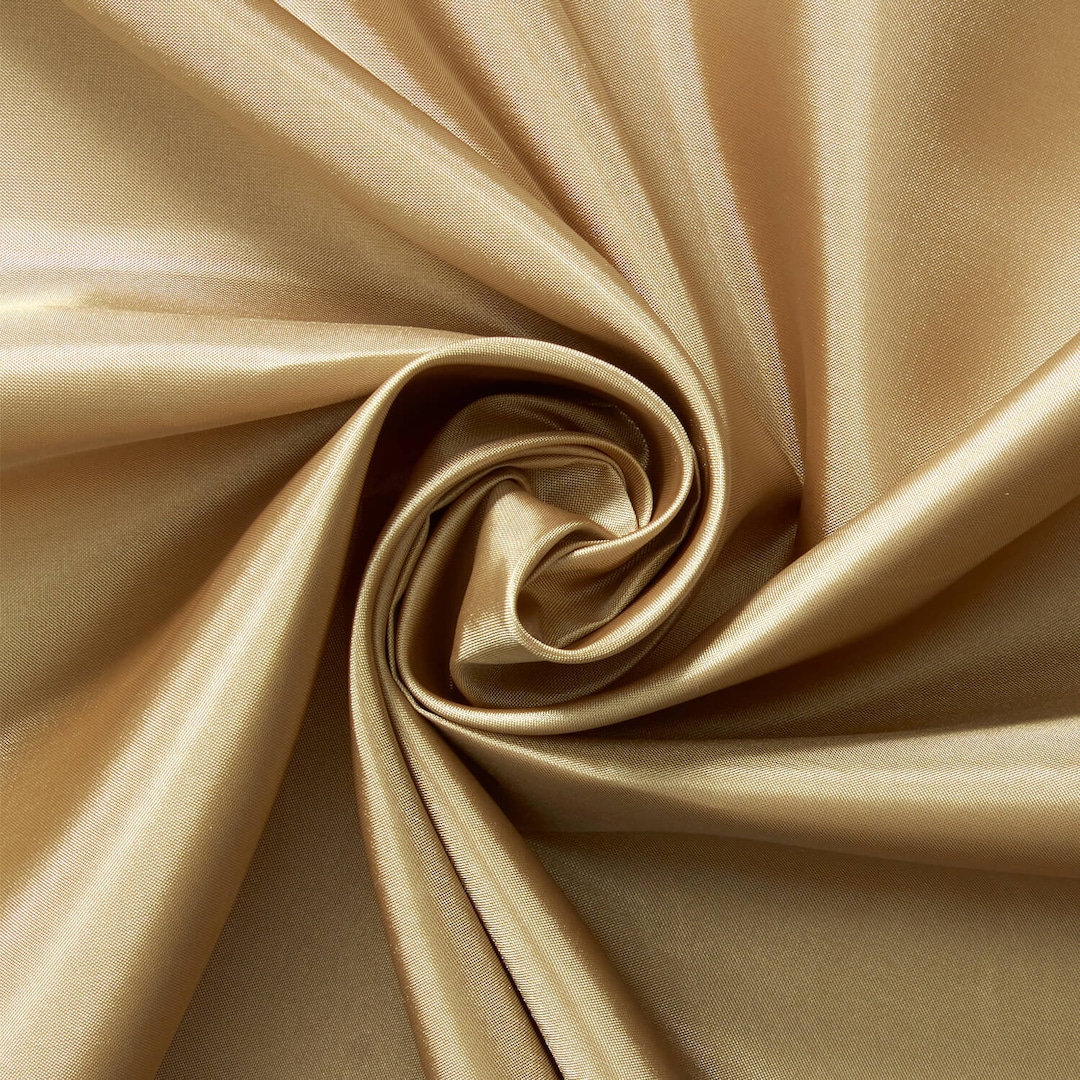 Sand Polyester Lining Fabric Silk Habutae 60 Wide Habotai Habutai by