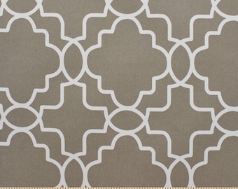 Ottertex™ Printed Canvas Fabric Waterproof Outdoor 60" Wide 600 Denier By The Yard - Trellis Grey