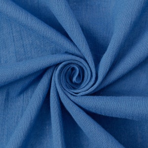 1 Yard Iridescent Royal Blue Holographic Gauze Fabric,magic