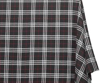 Flannel Brushed Hypoallergenic Cotton Tartan Plaid Geometric #17 Yarn Dyed Fabric By The Yard To Sew Apparel, Accessories, & Décor