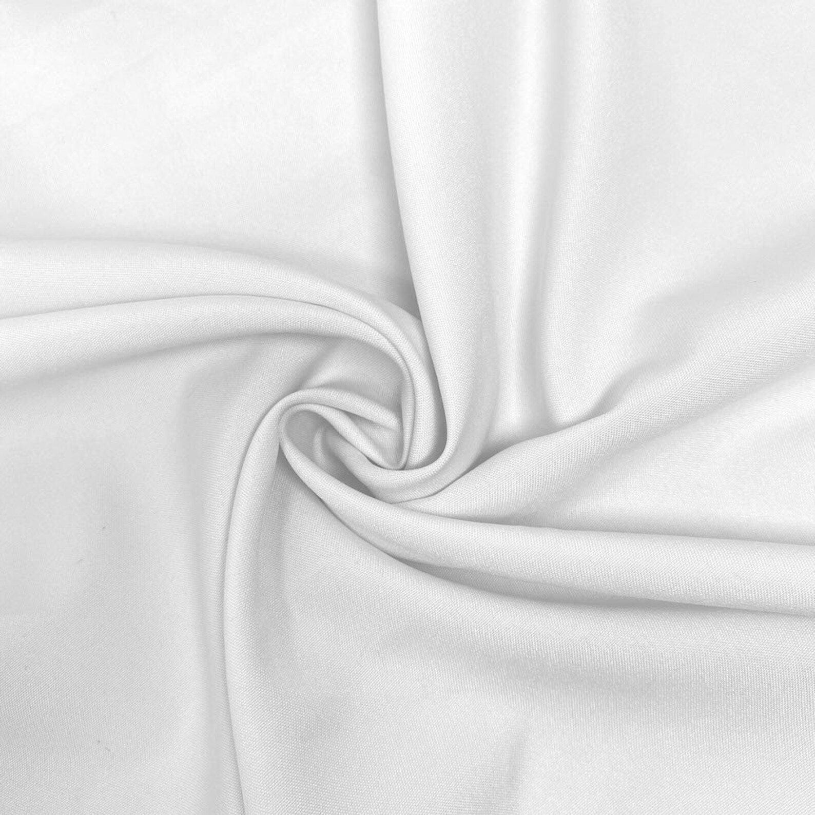 White Poplin Fabric Polyester Solid 110'' by the Yard | Etsy