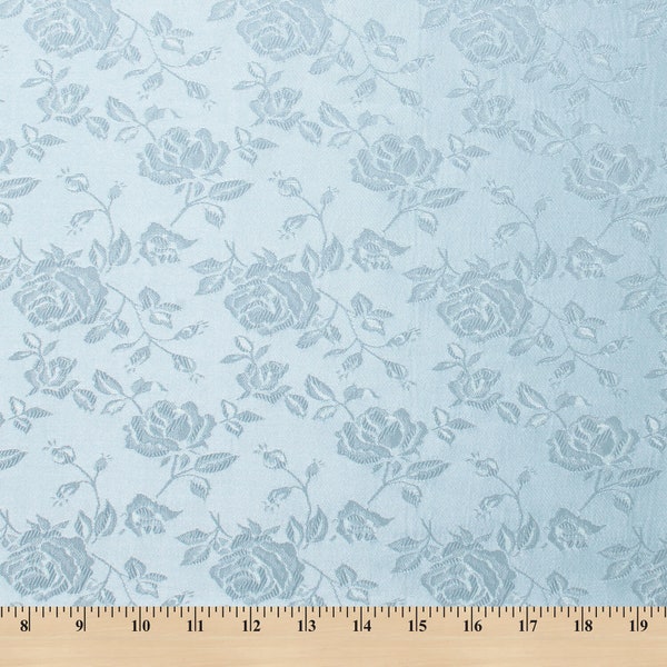 Floral Amour Satin Fabric By the Yard Pre Order