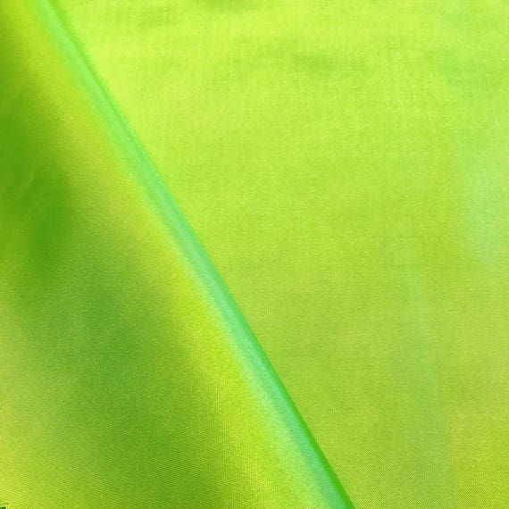 Apple Green Polyester Lining Fabric Silk Habutae 60 Wide | Etsy