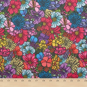 Ottertex™ Printed Canvas Fabric Waterproof Outdoor 60&quot; Wide 600 Denier By The Yard - Meadow